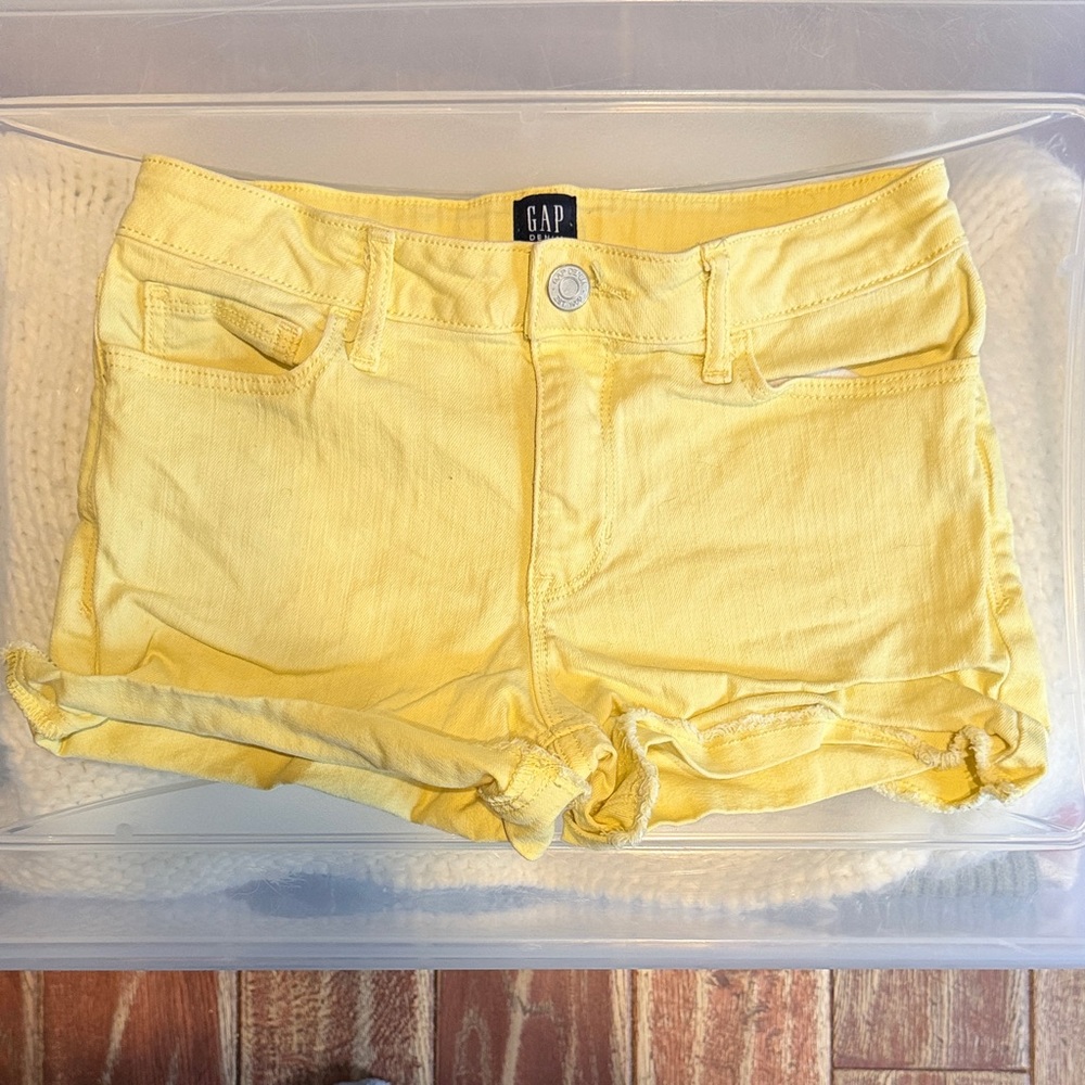 GAP Yellow Denim girls Shorts